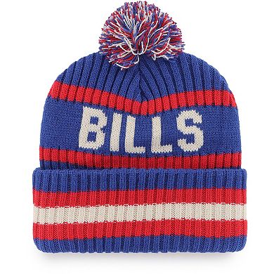 Men's '47 Royal Buffalo Bills Legacy Bering Cuffed Knit Hat with Pom