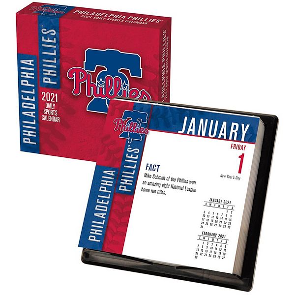 Philadelphia Phillies 2021 Box Calendar
