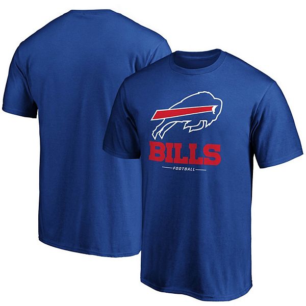 Men's Fanatics Branded Royal Buffalo Bills Team Lockup Logo TShirt
