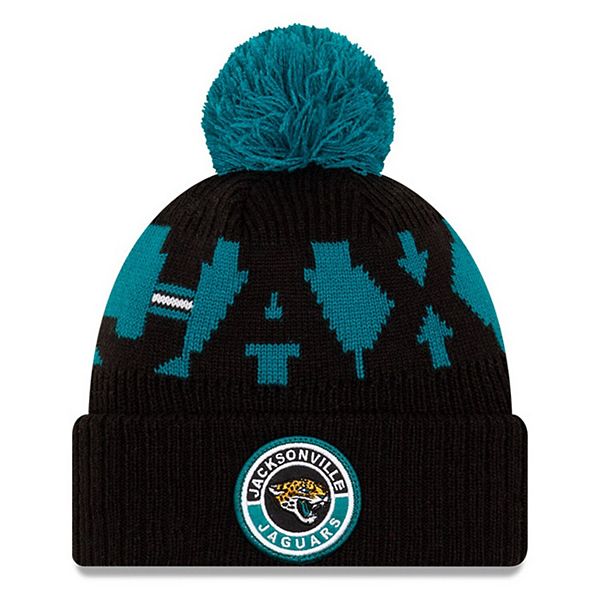 New Era Men's Jacksonville Jaguars Teal Cheer Knit Beanie