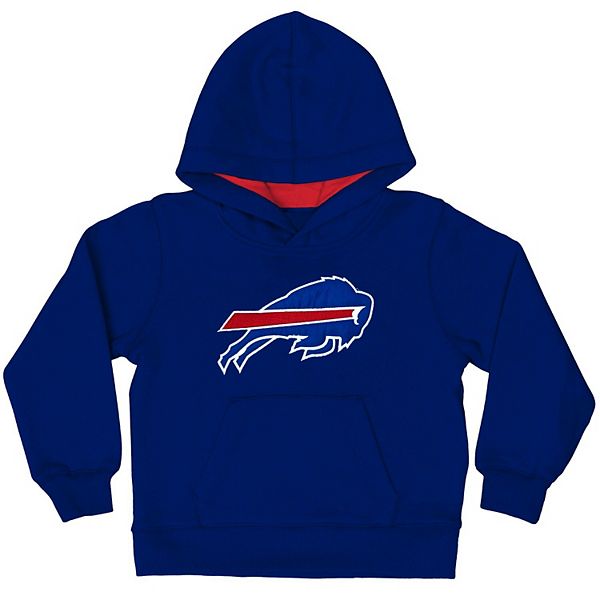 Buffalo Bills Toddler Fan Gear Primary Logo Pullover Hoodie - Navy Blue