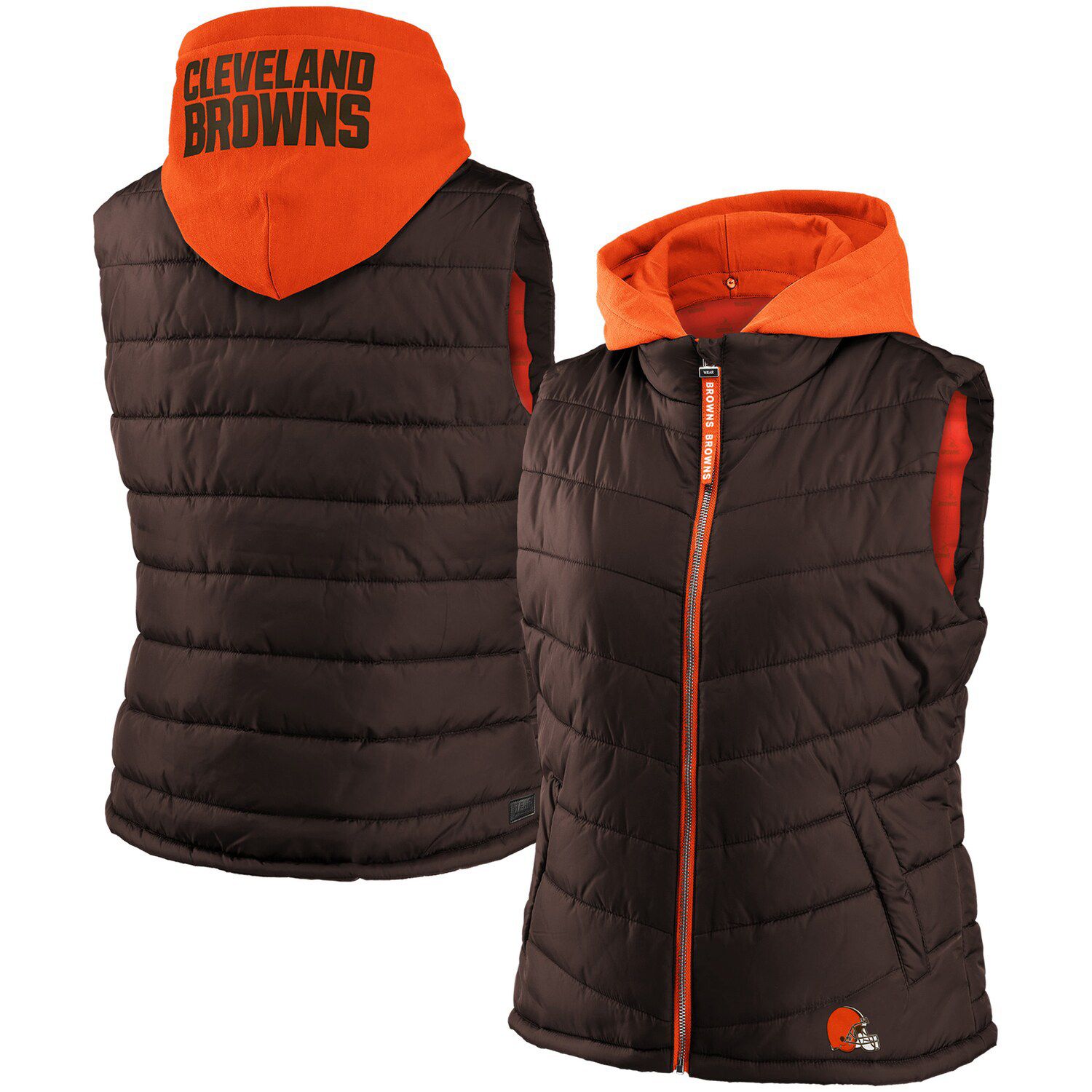 cleveland browns women's vest