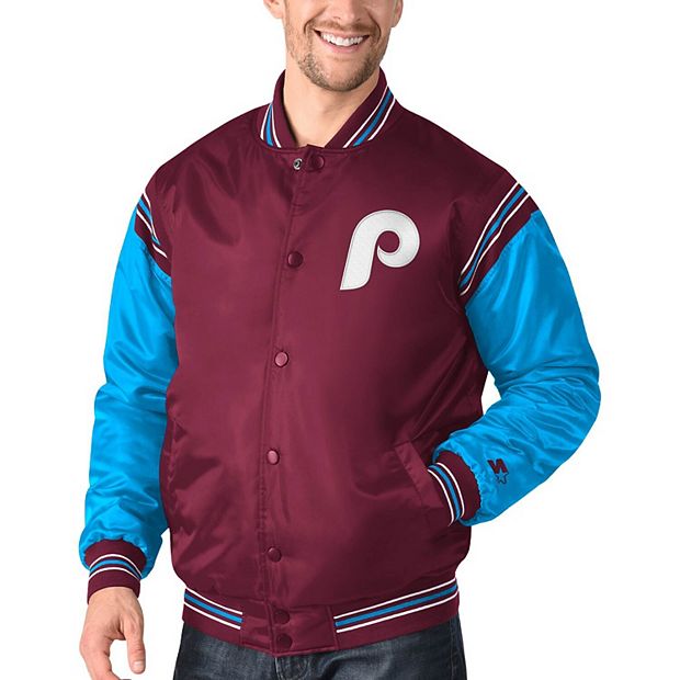 Men's Mitchell & Ness Burgundy Philadelphia Phillies Logo