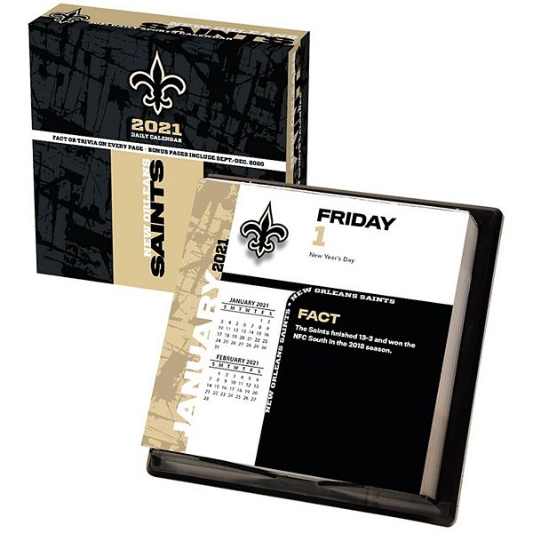 New Orleans Saints 2021 Box Calendar