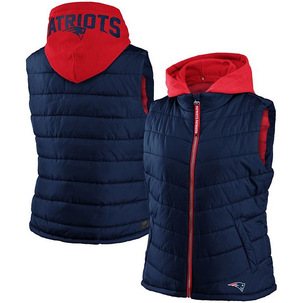 New England Patriots WEAR by Erin Andrews Puffer Coat - Womens