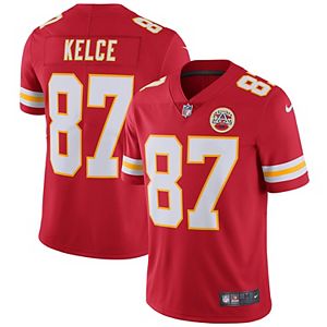 Youth Nike Travis Kelce Red Kansas City Chiefs Team Color Game Jersey