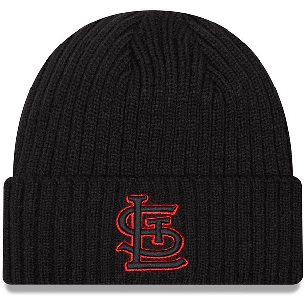Men's New Era Black St. Louis Cardinals Core Classic Pride 9TWENTY  Adjustable Hat