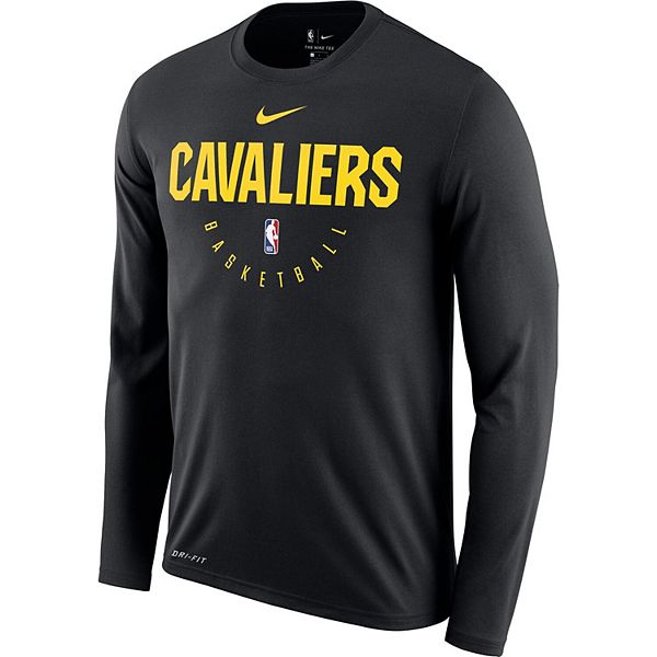 Men's Nike Black Cleveland Cavaliers Practice Performance Legend Long  Sleeve T-Shirt