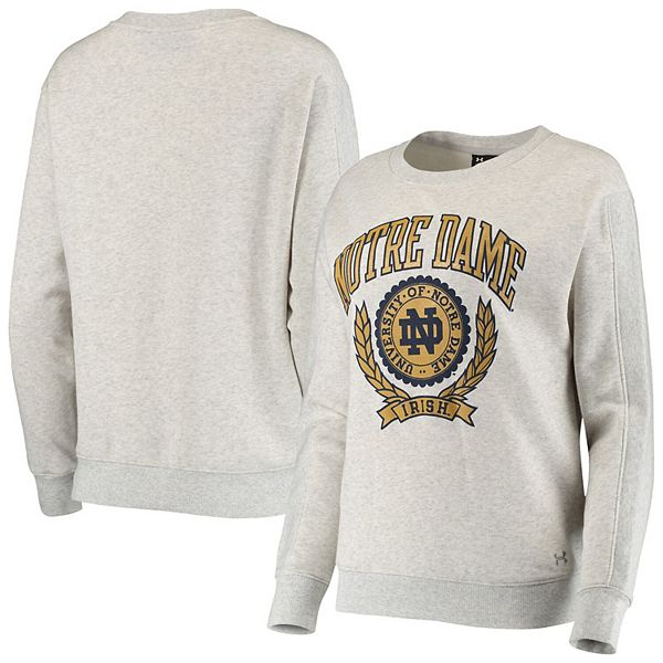 Women's Under Armoured Heathered Gray Notre Dame Fighting Irish All Day ...