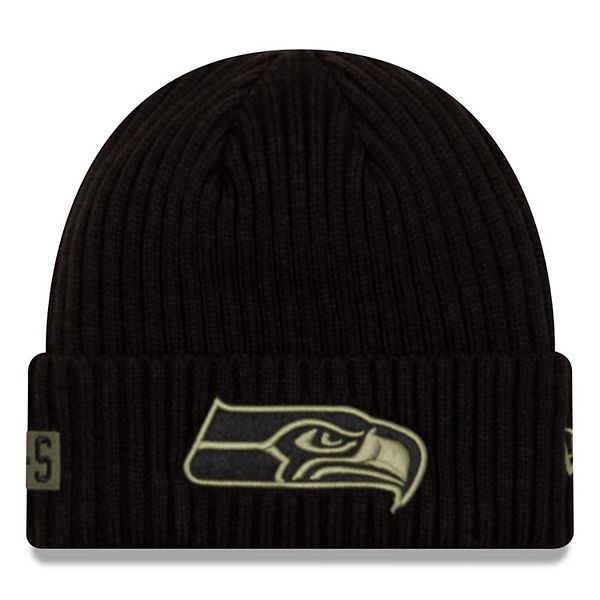 New Era, Accessories, New Era Seattle Seahawks Beanie Hat With Fleece  Lining