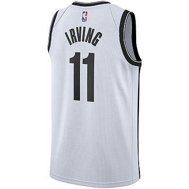 Men's Nike Kyrie Irving White Brooklyn Nets 2019/2020 Swingman Jersey ...