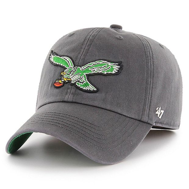 Men's '47 Charcoal Philadelphia Eagles Legacy Franchise Fitted Hat