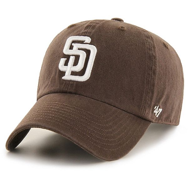 San Diego Padres Bucket Hat Reversible to Solid Brown Sizes 