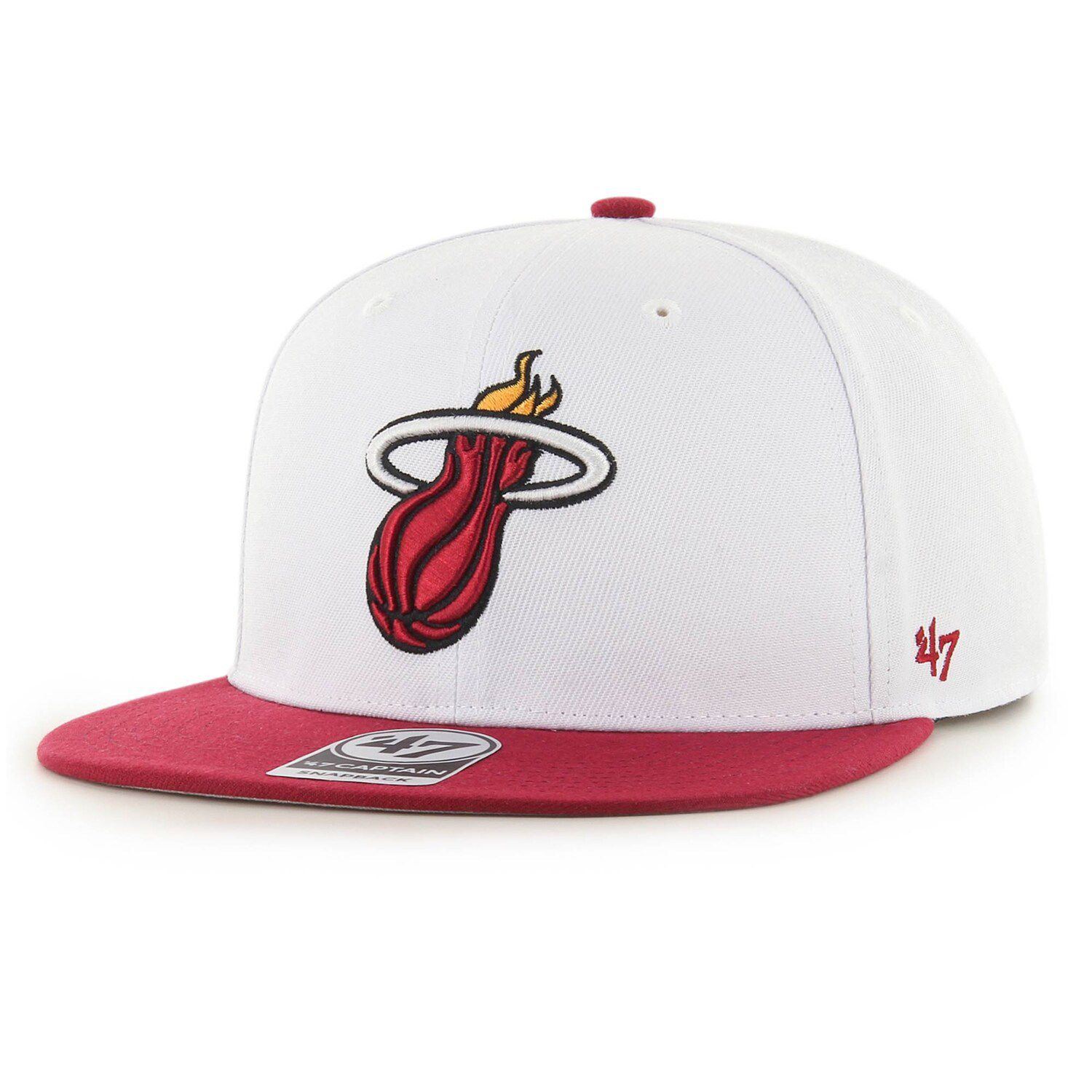 miami heat white snapback