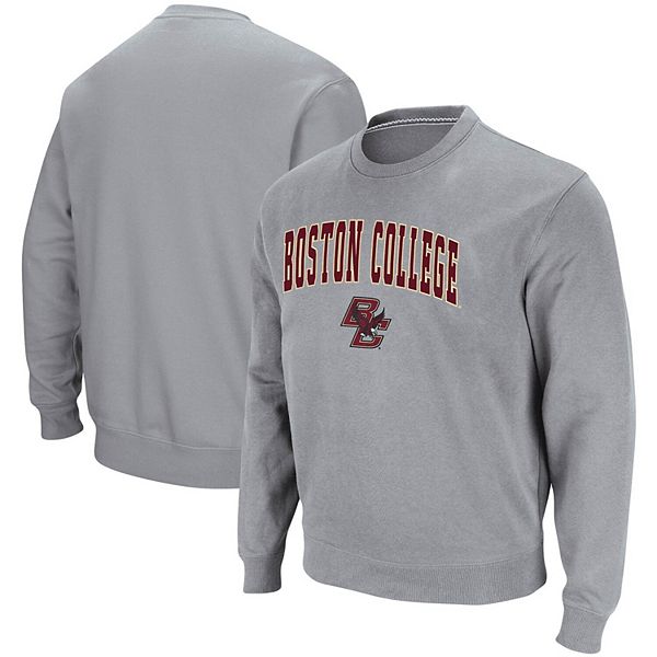 Men's Uscape Apparel Oatmeal Boston College Eagles Pullover Hoodie Size: Large