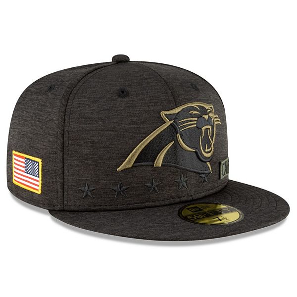 Carolina Panthers New Era 9TWENTY NFL 2020 Official Salute to Service Cap