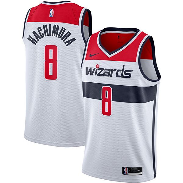 Rui Hachimura Washington Wizards Nike Name & Number Performance T