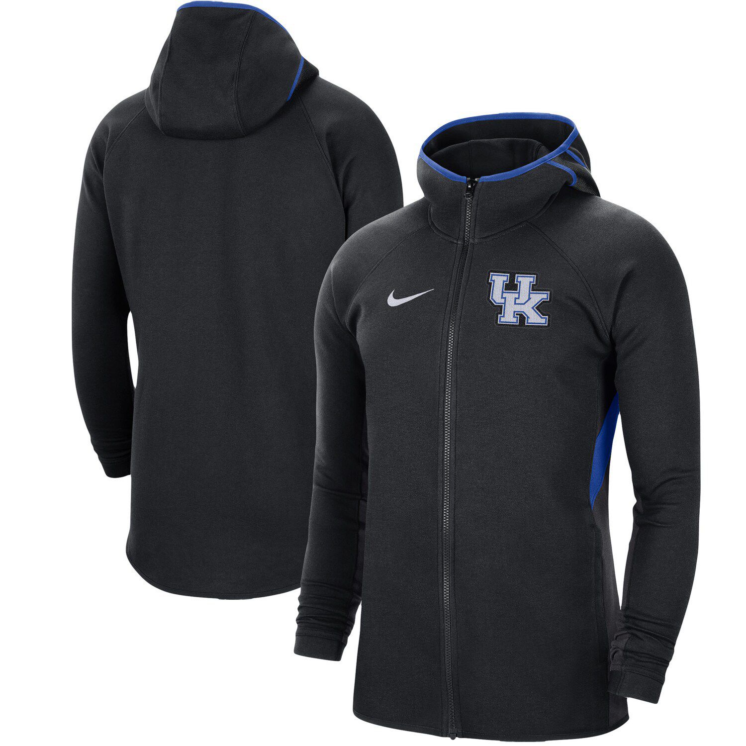 nike zip up black