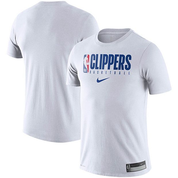 Nike Men's Los Angeles Clippers Grey Practice T-Shirt, Small, Gray