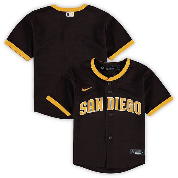 Men's Nike Brown San Diego Padres Road 2020 Replica Team Jersey