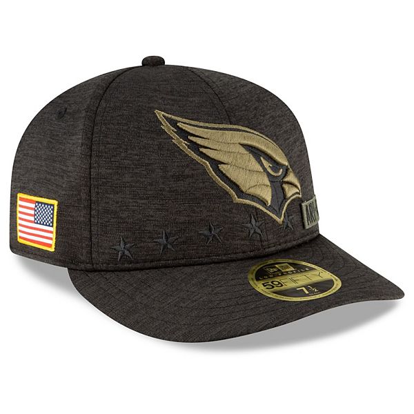 Men's New Era Heather Black Arizona Cardinals 2020 Salute to Service Low  Profile 59FIFTY Fitted Hat