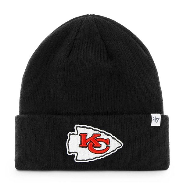 Lids Kansas City Chiefs '47 Youth Hangtime Cuffed Knit Hat with Pom -  Red/Black