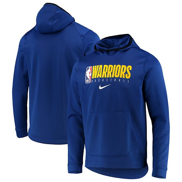 Nike Youth Nike Royal Golden State Warriors Spotlight Performance Pullover  Hoodie