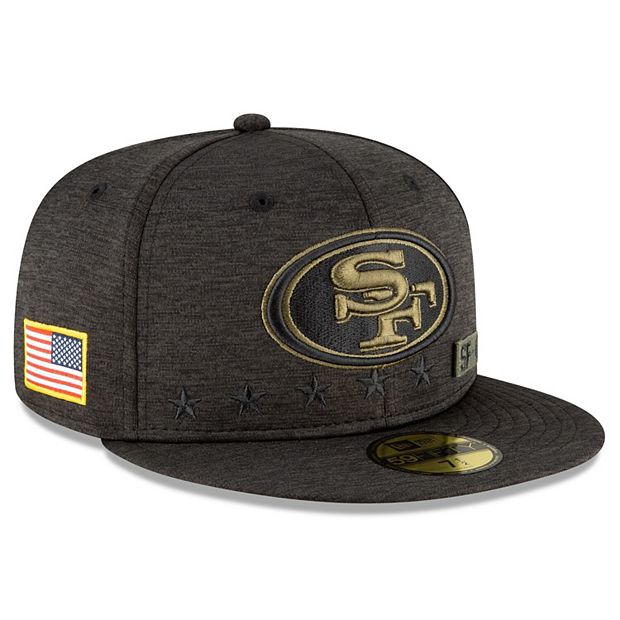 San Francisco 49ers New Era Team 59FIFTY Fitted Hat - Black