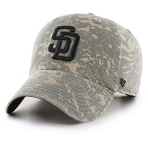 Men's San Diego Padres '47 Khaki Chambray Ballpark Clean Up Adjustable Hat