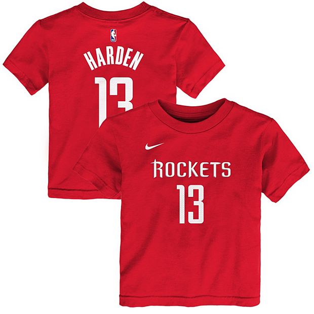 Preschool Nike James Harden Red Houston Rockets & Number T-Shirt