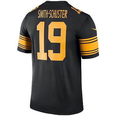 Men's Nike JuJu Smith-Schuster Black Pittsburgh Steelers Color Rush Legend Player Jersey