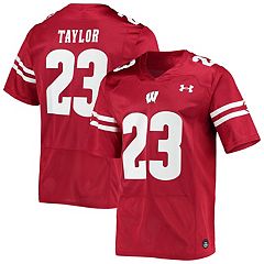 Men's Under Armour Russell Wilson Red Wisconsin Badgers Replica