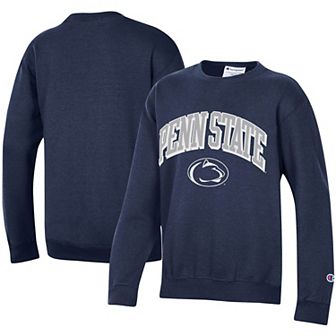 Youth Champion® Navy Penn State Nittany Lions Powerblend Fleece Sweatshirt