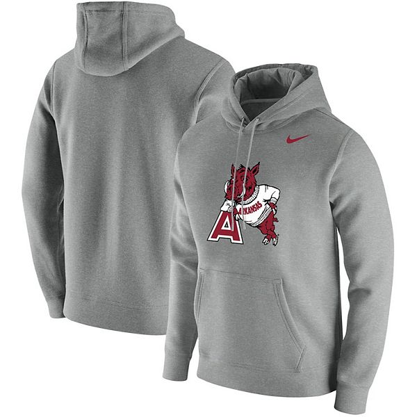 Men's Nike Heathered Gray Arkansas Razorbacks Vintage School Logo ...