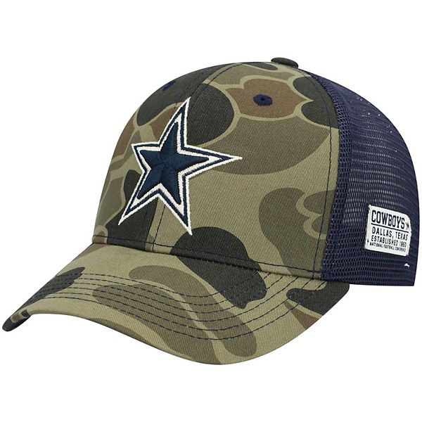 dallas cowboys camo fitted hat