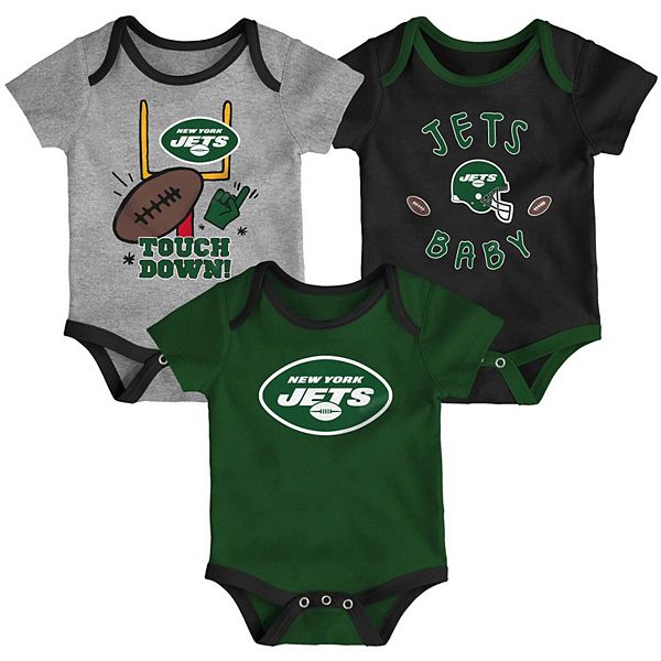 Newborn & Infant Green/Black New York Jets Little Champ Three