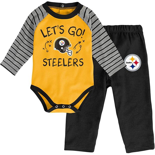 Outerstuff Unisex Newborn Infant Gold and Black Pittsburgh