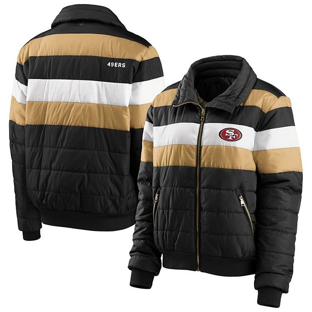 NFL 49ers Women's Plus Jacket with Sweater Lined Hood 