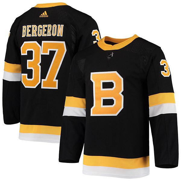 Men's Boston Bruins Patrice Bergeron adidas Black Alternate - Authentic  Player Jersey