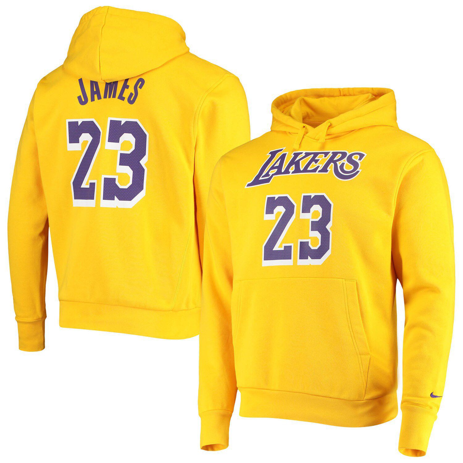 lakers cut off hoodie