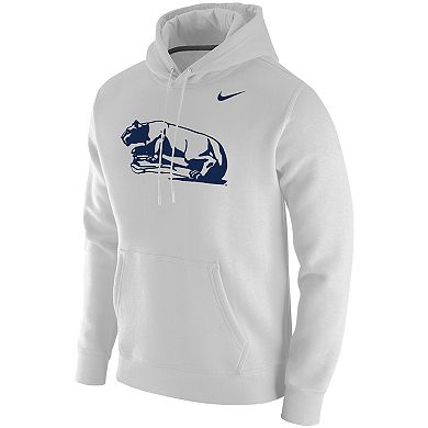 Men's Nike White Penn State Nittany Lions Vintage School Logo Pullover Hoodie