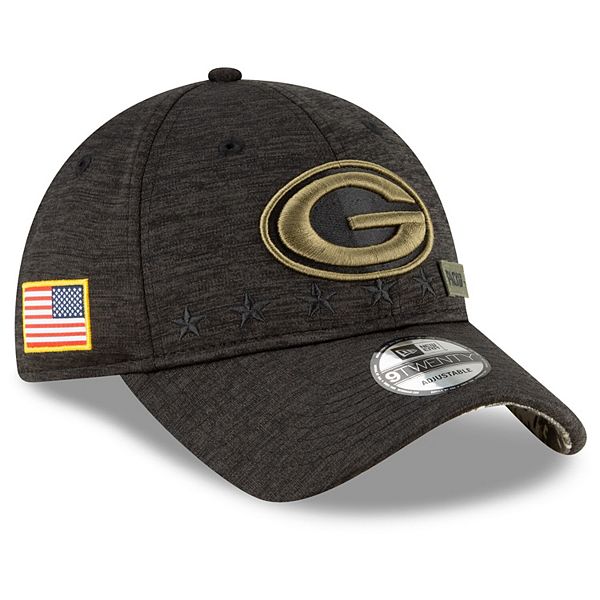 Youth Green Bay Packers New Era Camo 9TWENTY Adjustable Hat