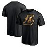 Men's Fanatics Branded Black Los Angeles Lakers Hardwood Logo T-Shirt