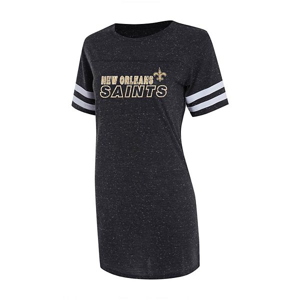 Women's New Orleans Saints Concepts Sport Black Lightweight