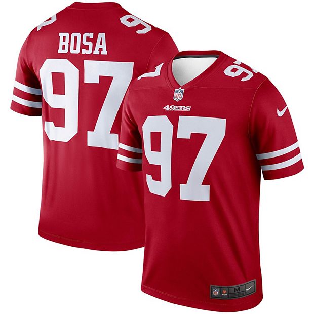 Men's Nike Nick Bosa Scarlet San Francisco 49ers Legend Player Jersey