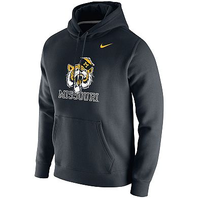 Men's Nike Black Missouri Tigers Vintage School Logo Pullover Hoodie