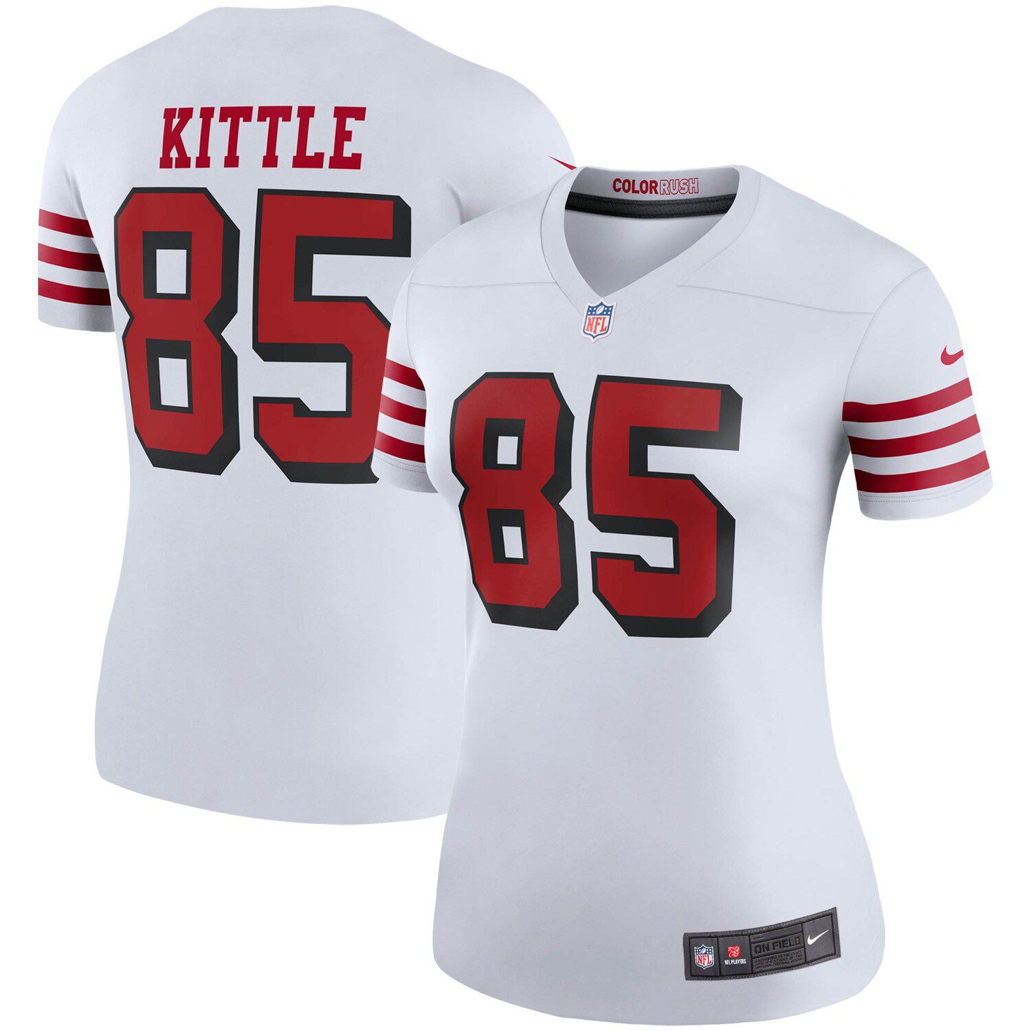 49ers color rush white