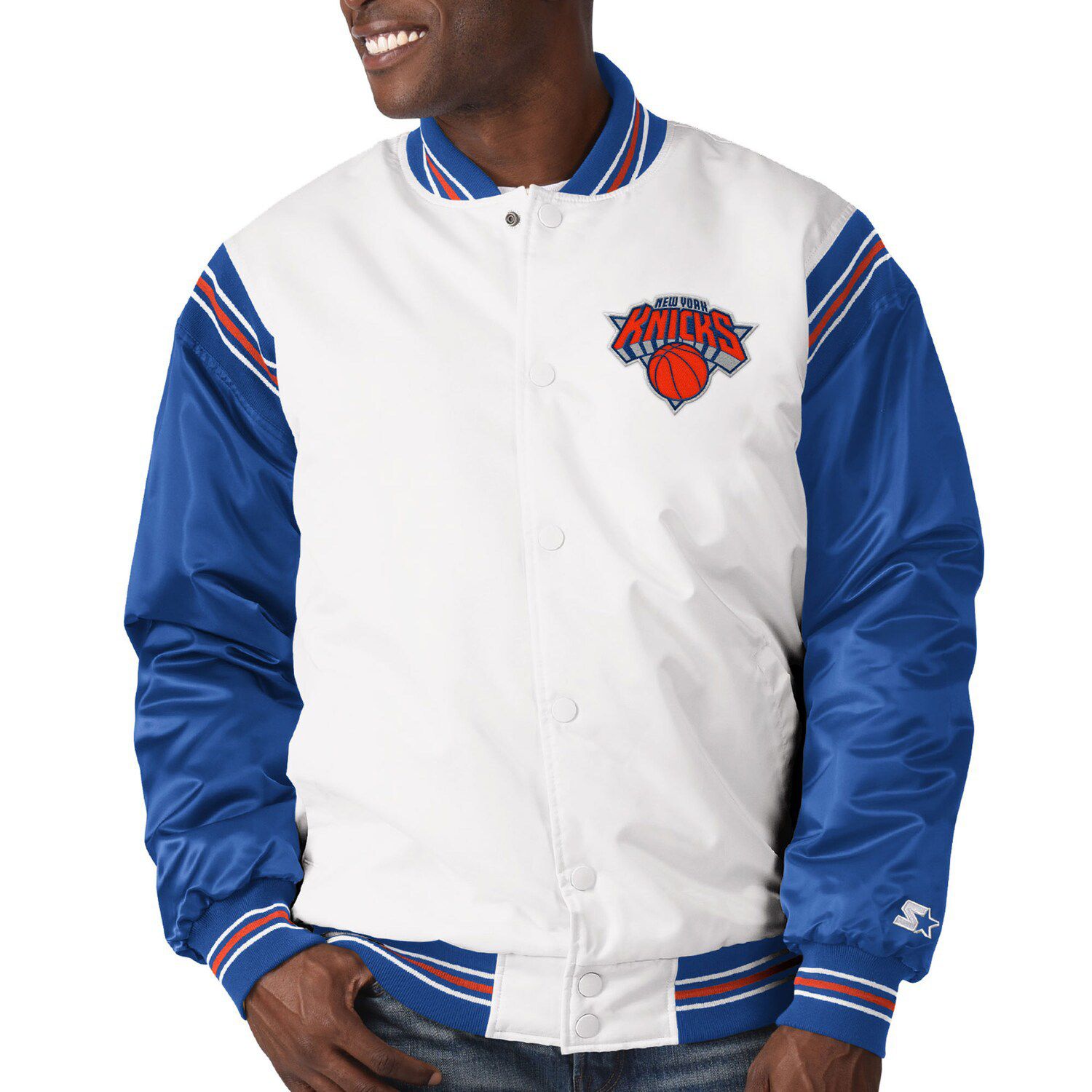 new york knicks denim jacket