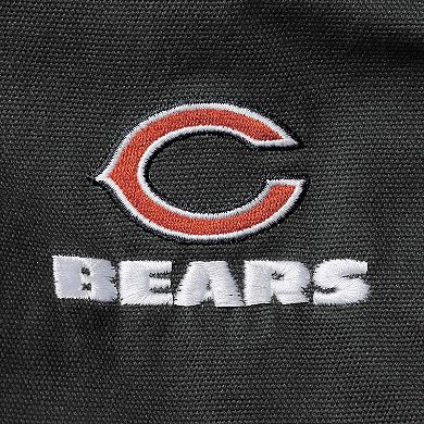 Men's Dunbrooke Navy Chicago Bears Dakota Cotton Canvas Hooded Jacket