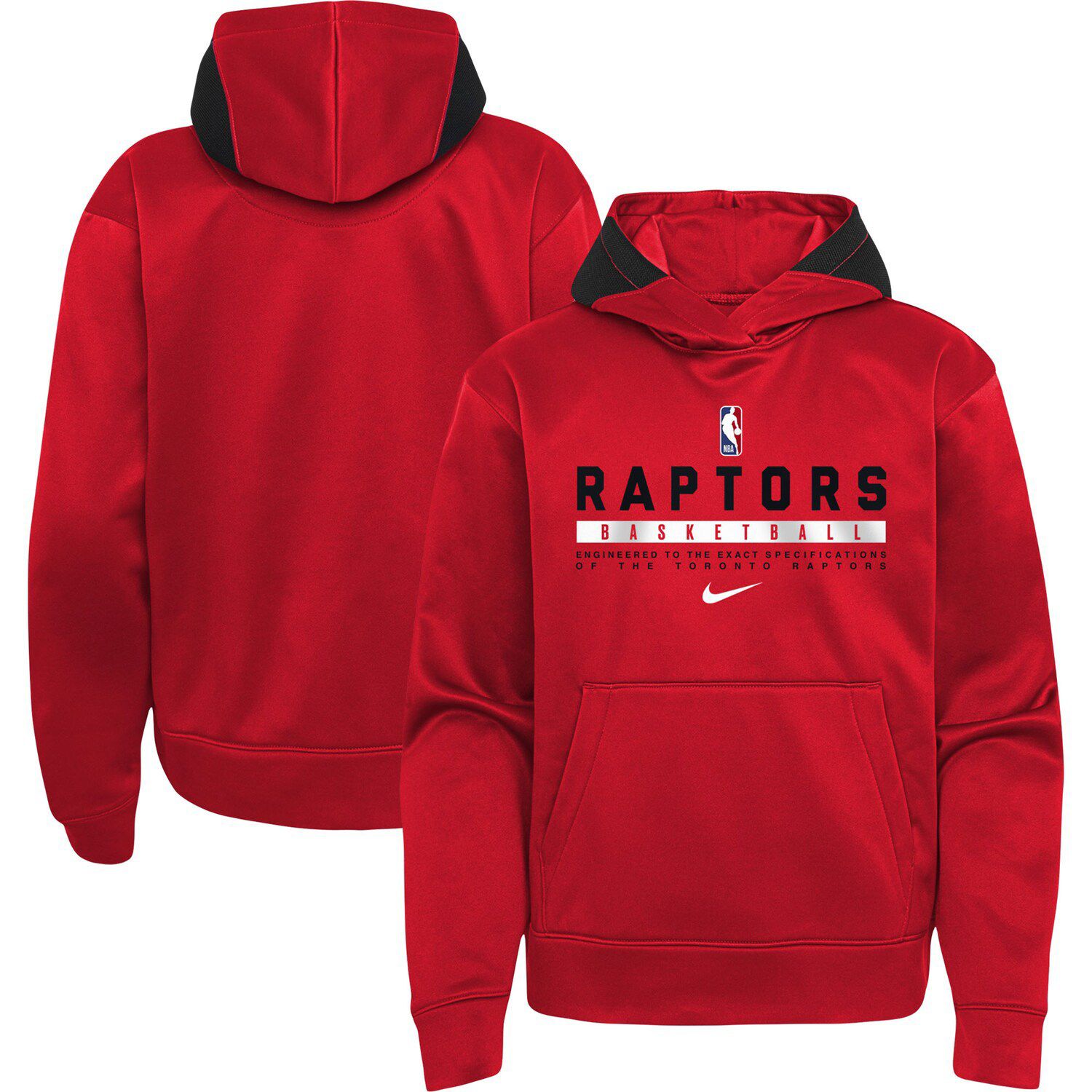 toronto raptors nike men's spotlight hoodie